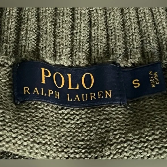 Ralph Lauren green sweater EUC - Picture 7 of 8